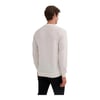 Slim Fit İnce Çizgili Ottoman Pamuk Karışımlı Sweatshirt-52470