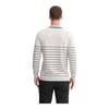 Slim Fit Viskon Dokulu Basic Çizgi Detaylı Polo Yaka Kazak-33020