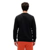 Snow Siyah Crewneck Erkek Baskılı Sweatshirt
