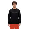 Snow Siyah Crewneck Erkek Baskılı Sweatshirt