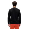 Snow Siyah Crewneck Erkek Baskılı Sweatshirt