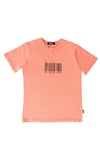 Somon Önü Baskılı Bisiklet Yaka Kısa Kol Erkek Çocuk Penye T-Shirt
