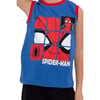 Spiderman Lisanslı Cobalt Mavi Kolsuz Erkek Çocuk Bermuda Takım