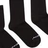 U 3 Pack Crew Cut Sock Unisex Siyah Çorap S212283-001