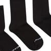 U 3 Pack Crew Cut Sock Unisex Siyah Çorap S212283-001