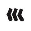 U 3 Pack Crew Cut Sock Unisex Siyah Çorap S212283-001