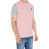 U.S. Polo Assn. Yatay Çizgili Bisiklet Yaka T-Shirt