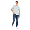 U.S. Polo Assn. Yatay Çizgili Bisiklet Yaka T-Shirt