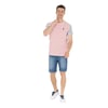 U.S. Polo Assn. Yatay Çizgili Bisiklet Yaka T-Shirt