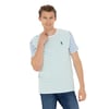 U.S. Polo Assn. Yatay Çizgili Bisiklet Yaka T-Shirt