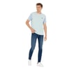 U.S. Polo Assn. Yatay Çizgili Bisiklet Yaka T-Shirt