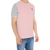 U.S. Polo Assn. Yatay Çizgili Bisiklet Yaka T-Shirt