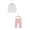 U.S. Polo Assn. U.s. Polo Assn Lisanslı Yakalı Kız Bebek Uzun Kol Sweatshirt Takım