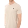 V Yaka Erkek %100 Pamuk T-shirt