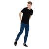V Yaka Erkek %100 Pamuk T-shirt