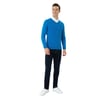 V Yaka Slim Fit Siyah Erkek Kazak GROV-GLBSK23