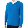 V Yaka Slim Fit Siyah Erkek Kazak GROV-GLBSK23