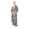 Yaprak Desen Keten Kimono Takım