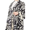 Yaprak Desen Keten Kimono Takım