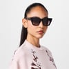 Alexander McQueen AM0299S 001 Cat Eye Füme Siyah Kadın Güneş Gözlüğü