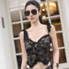 Gucci GG1207SA 002 64-16 Kadın Füme Mat Camlı Altın Metal Geometrik Güneş Gözlüğü