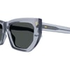 Gucci GG1520 004 53-19 Kadın Kırmızı Mat Camlı Siyah Asetat Kare Güneş Gözlüğü