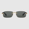Gucci güneş gözlüğü gg1221s 001 56-16 / unisex güneş gözlüğü 