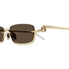 Gucci güneş gözlüğü gg1278s 001 55-19 / unisex güneş gözlüğü
