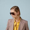 Gucci güneş gözlüğü gg1436s 002 99-1 / unisex güneş gözlüğü