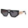 Philipp plein güneş gözlüğü icon edge spp174s 0700 57-16 / unisex güneş gözlüğü