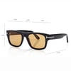 Tom Ford güneş gözlüğü smith-02 tf1303 01e 53-19  / unisex güneş gözlüğü