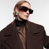 Yves saint laurent güneş gözlüğü sl 654 003 52-18 / kadın güneş gözlüğü
