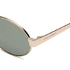 Yves Saint Laurent SL 692 003 55-19 Kadın Güneş Gözlüğü – Altın Metal Çerçeve, Yeşil Mat Cam