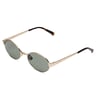 Yves Saint Laurent SL 692 003 55-19 Kadın Güneş Gözlüğü – Altın Metal Çerçeve, Yeşil Mat Cam