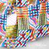 Akdeniz Patchwork Yaz Esintisi Dijital Baskılı Kumaş