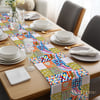 Akdeniz Patchwork Yaz Esintisi Dijital Baskılı Kumaş