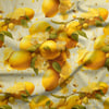 Altın Limonların Bal Dokunuşu Dijital Baskılı Kumaş