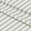 Beyaz – Adaçayı Yeşili 2,5 cm Çizgili Dijital Baskılı Kumaş