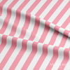 Beyaz – Pembe 2,5 cm Çizgili Dijital Baskılı Kumaş