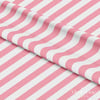 Beyaz – Pembe 2,5 cm Çizgili Dijital Baskılı Kumaş