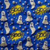 Boo! Geceye Neşeyle Karışan Hayaletler Dijital Baskılı Kumaş