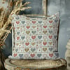 Country Patchwork Kalplerin 3 Boyutlu Masalı Dijital Baskılı Kumaş