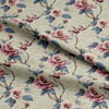 Esinti Gülü – 3 Boyutlu Vintage Çiçek Dijital Baskılı Kumaş
