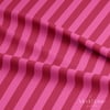 Fuşya – Pembe 2,5 cm Çizgili Dijital Baskılı Kumaş