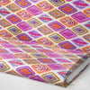 Geometrik Baklava Etnik Motif Desenli Dijital Baskılı Kumaş