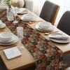 Gölge Tonlarda Patchwork Çiçek Harmanı Dijital Baskılı Kumaş