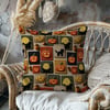 Halloween Patchwork Balkabakları Dijital Baskılı Kumaş