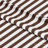 Kahverengi – Beyaz 2,5 cm Çizgili Dijital Baskılı Kumaş