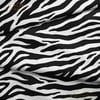 Kalın Çizgili Zebra Desenli Dijital Baskılı Kumaş