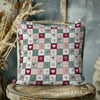 Kalpli Country Patchwork Bahçesi Dijital Baskılı Kumaş